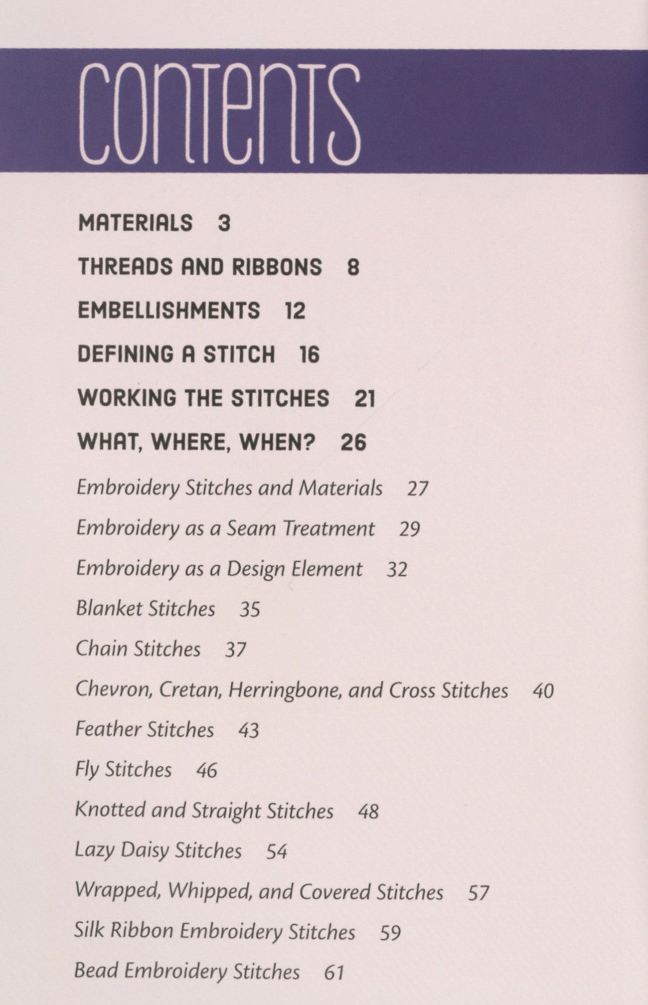 Handy Pocket Guide: Embroidery Stitching by Christen Brown