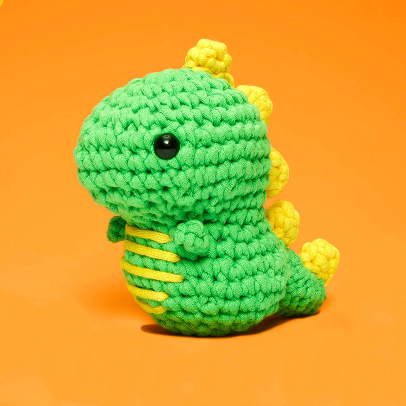 Fred the Dinosaur: The Woobles Learn to Crochet Kit