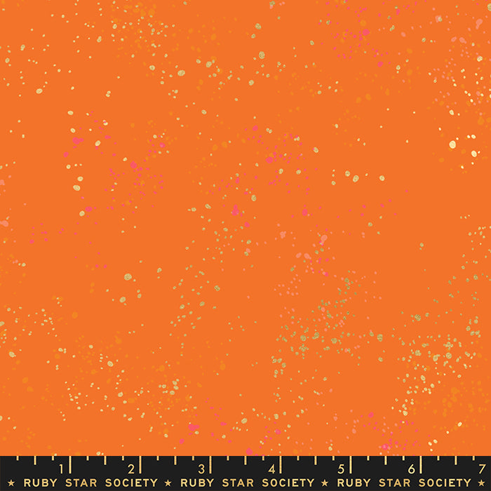 Speckled Metallic: Burnt Orange