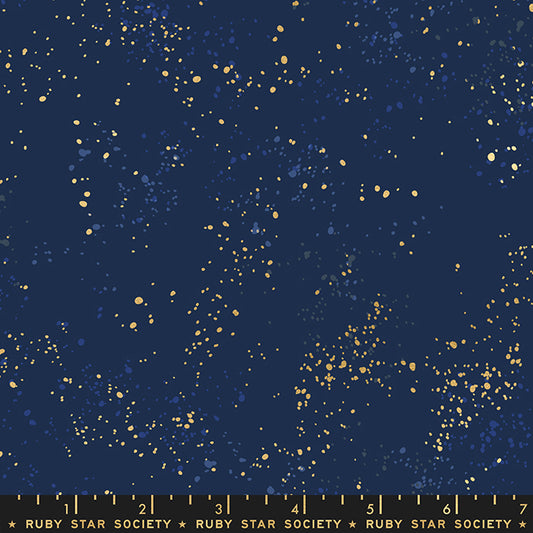 Speckled Metallic: Teal Navy