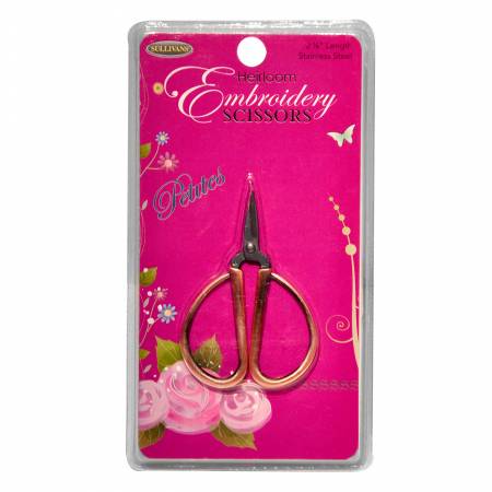 2.25" Embroidery Scissors. - Gold