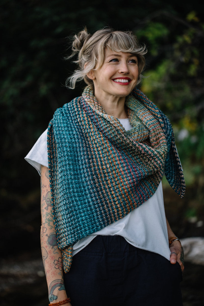 Inclinations Shawl - Printed Pattern by Drea Renee Knits