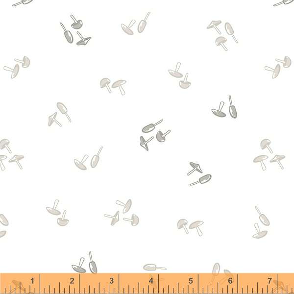 Little Whispers: Mushrooms in White