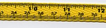 Ruler Twill Tape by Creative Impressions - Multiple colors