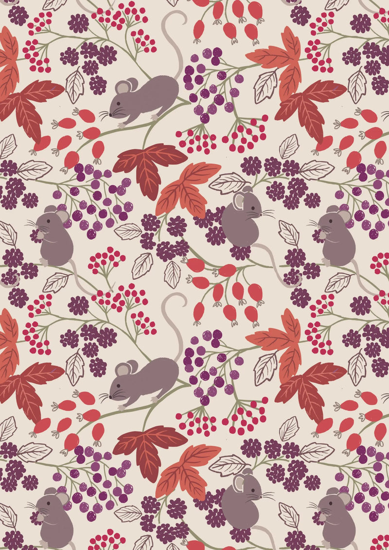 Autumn Fields...Reloved - Mice with Berries on Cream