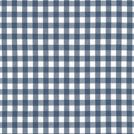 Kitchen Window Wovens: Slate Gingham