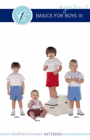 Children's Corner Patterns: Basics for Boys III