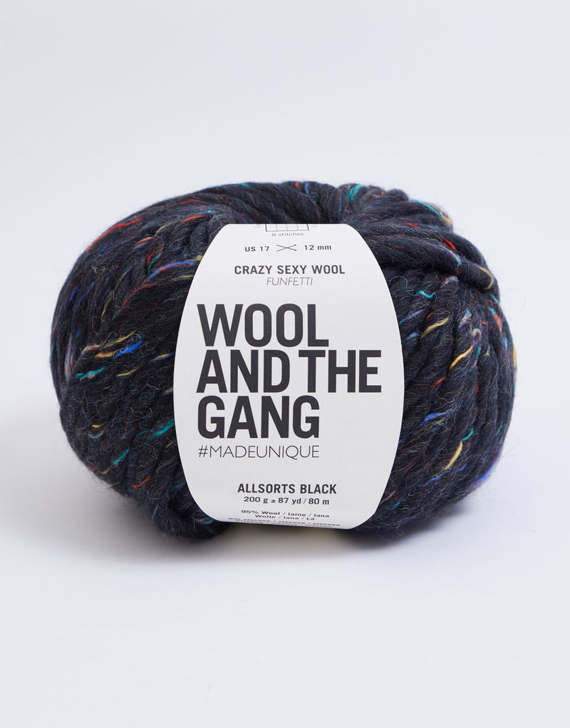 Wool and The Gang Yarn Crazy Sexy Wool, Funfetti