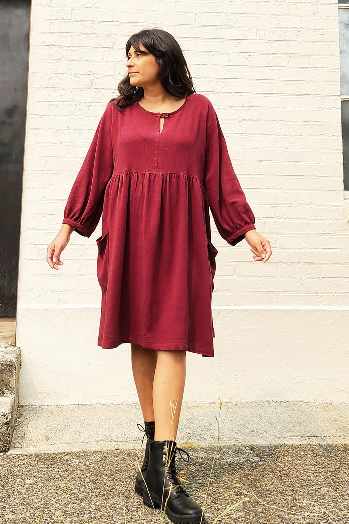 Romey Gathered Dress and Top - Standard and Curvy Sizes