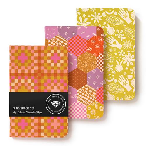 Alexia Abegg Honey Notebooks- Set of 3- Ruby Star Society