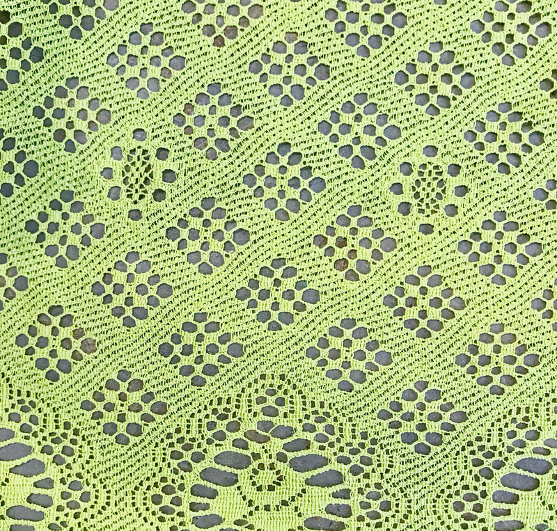Chartreuse Cotton Lace