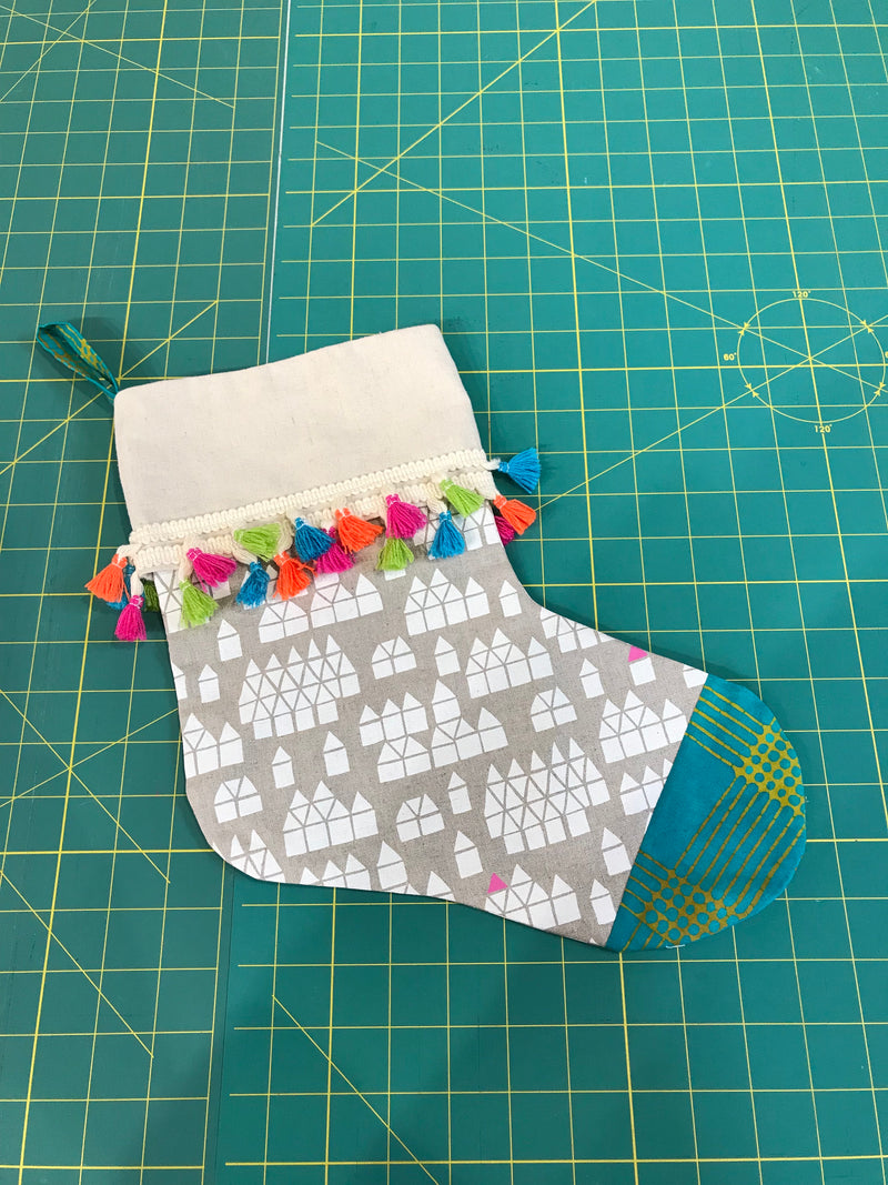 Bright Fringe Stocking