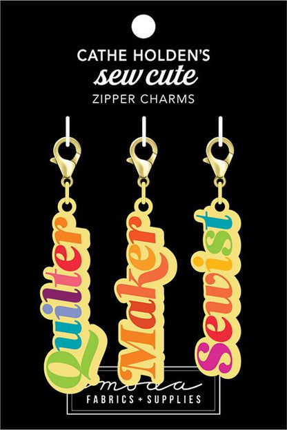 Cathe Holden Zipper Charms - Multiple Designs