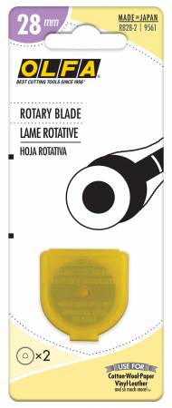 Olfa Rotary Blades -  28mm 2 count