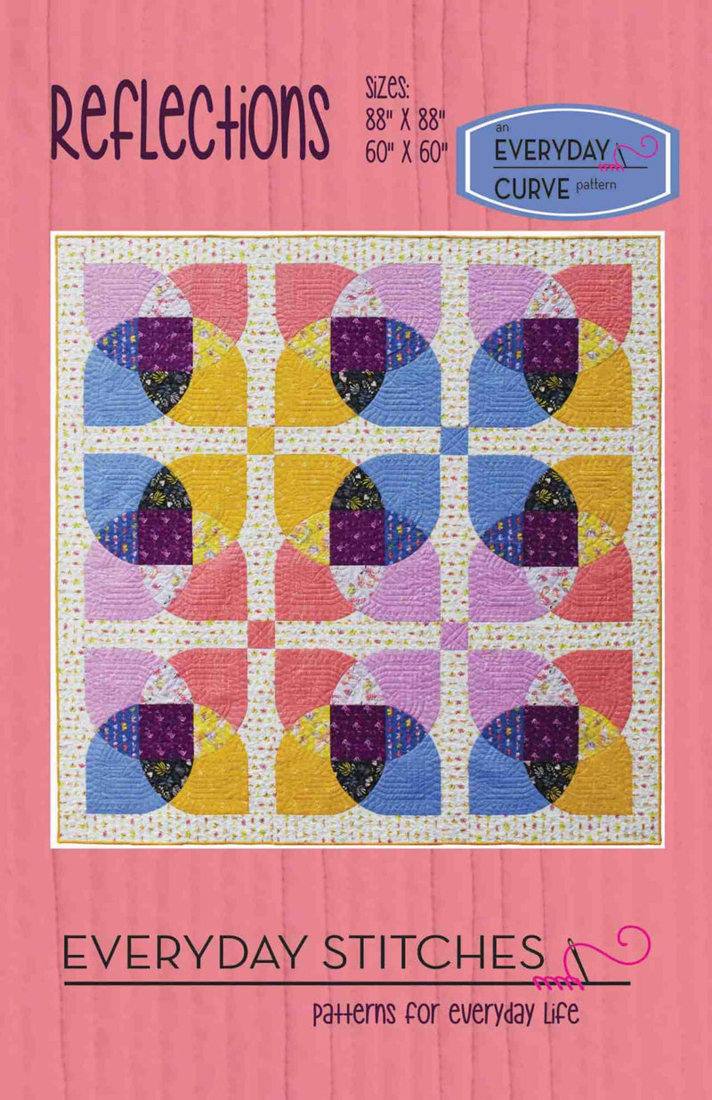 Reflections Quilt Pattern by Everyday Curve