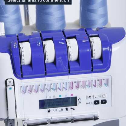 Juki MO-2000 Air-thread Serger