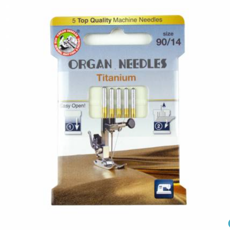 Organ Needles Titanium Size 90/14 Pack