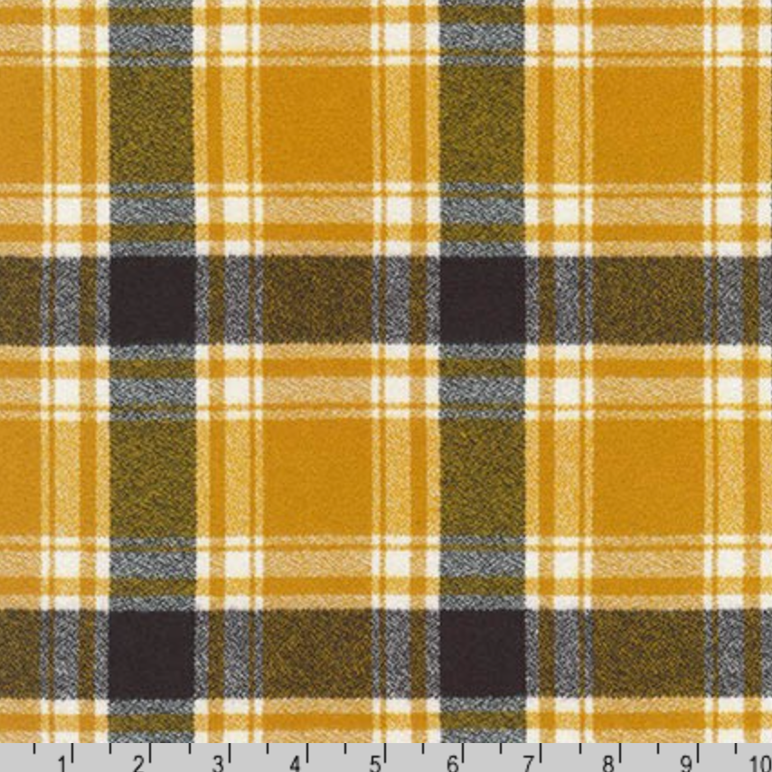 Mammoth Flannel - Saffron Plaid