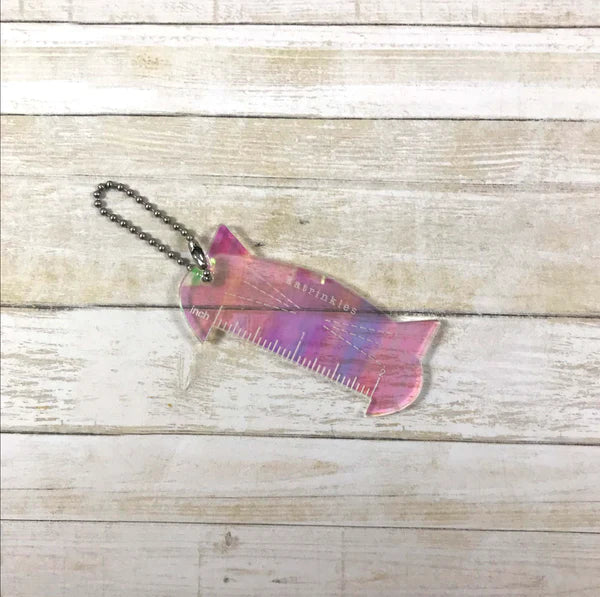 Cat-rinkles Cat Collection - Acrylic 2" Ruler Key Chain
