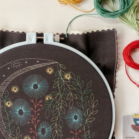 Night Garden Embroidery Kit