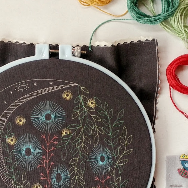 Night Garden Embroidery Kit