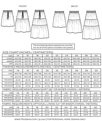 True Bias: Mave Skirt