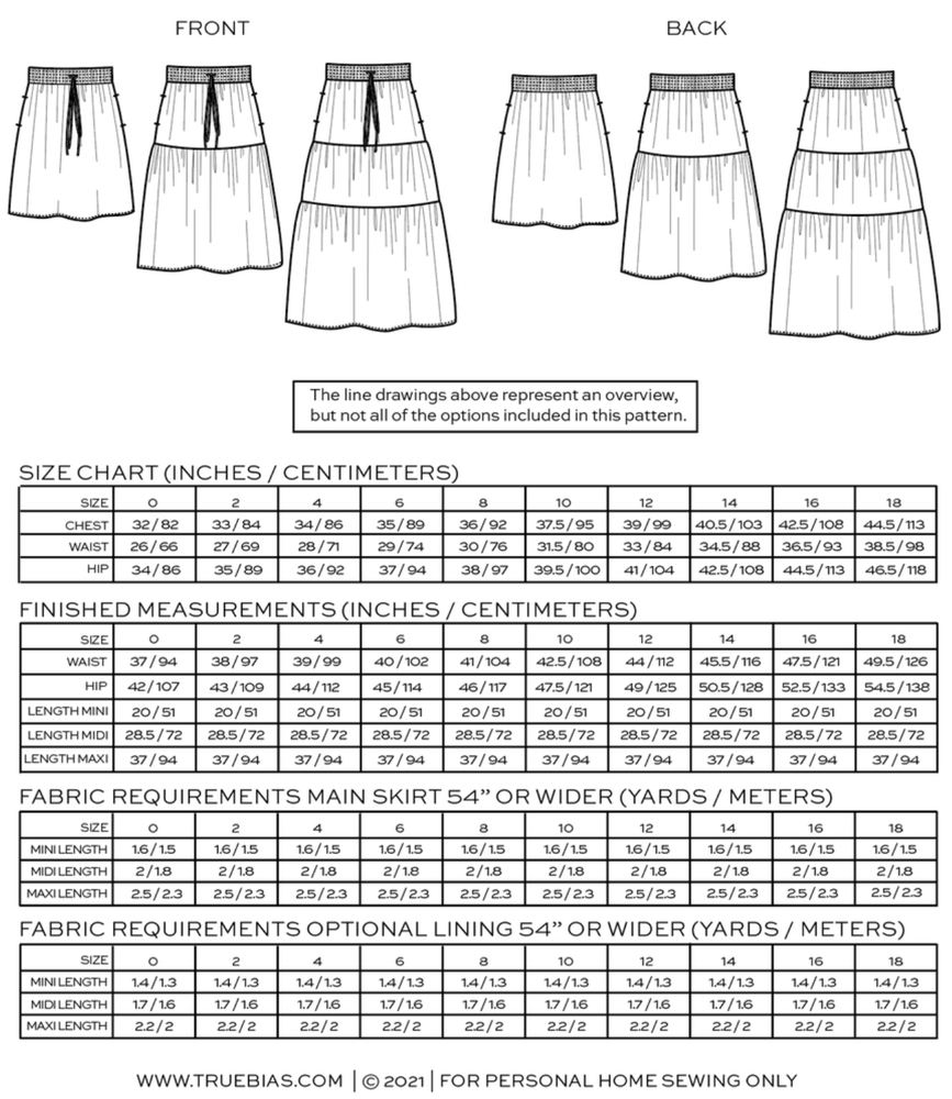 True Bias: Mave Skirt