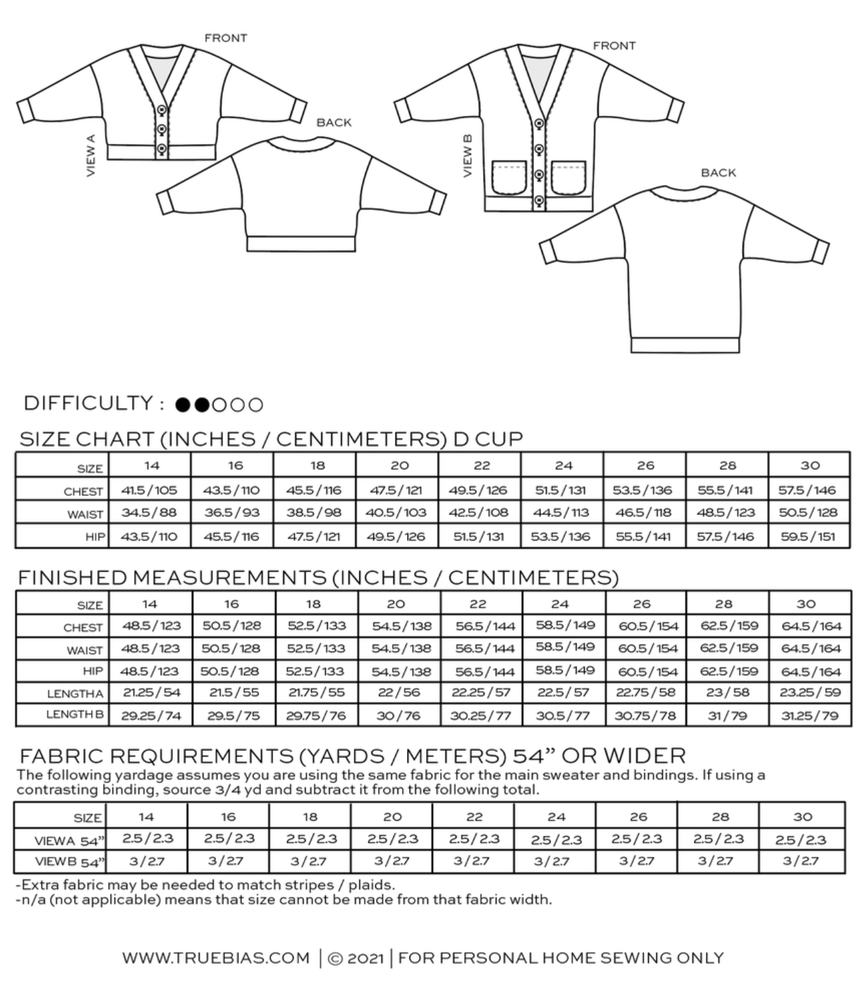 True Bias: Marlo Sweater