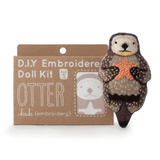 Otter Embroidery Kit