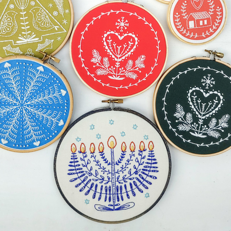 Festival of Lights Embroidery Kit