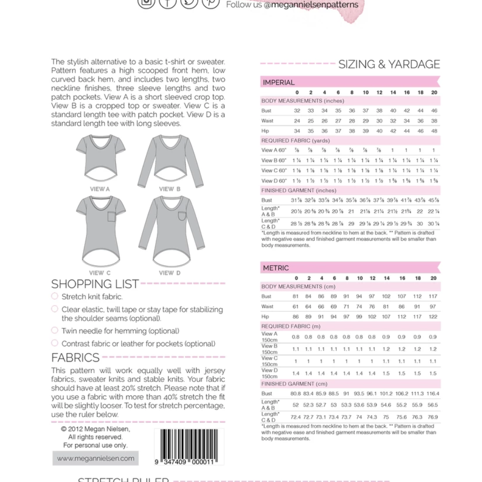 Briar Sweater and T-shirt Pattern