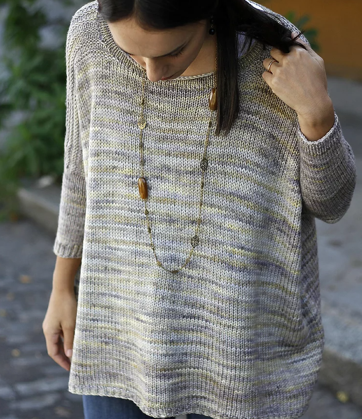 Worsted Boxy- Printed Pattern by Joji Locatelli