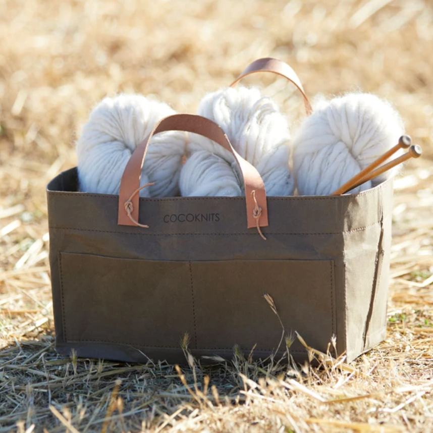 Cocoknits Kraft Caddy Without Handles