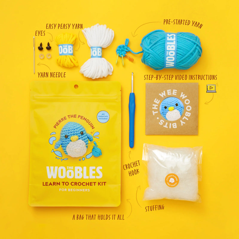 Wobbles Crochet Kit For Beginners Knitting Kit Woobles Crochet Kit