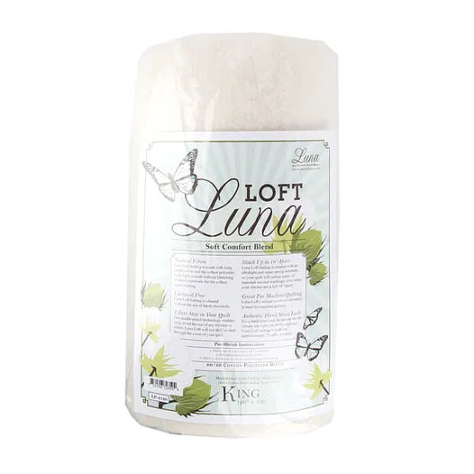Luna Loft Soft Cotton Blend Batting - King