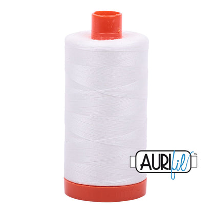 Aurifil Cotton Mako Thread 50wt 1300m