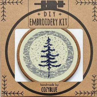 Moonlight Pine Embroidery Kit