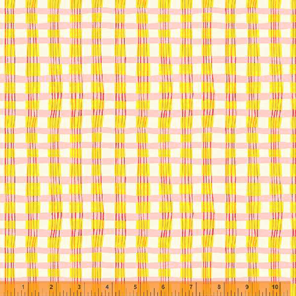 Lucky Rabbit: Painted Plaid in Pink