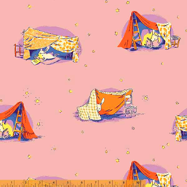 Lucky Rabbit: Quilt Tent in Lilac