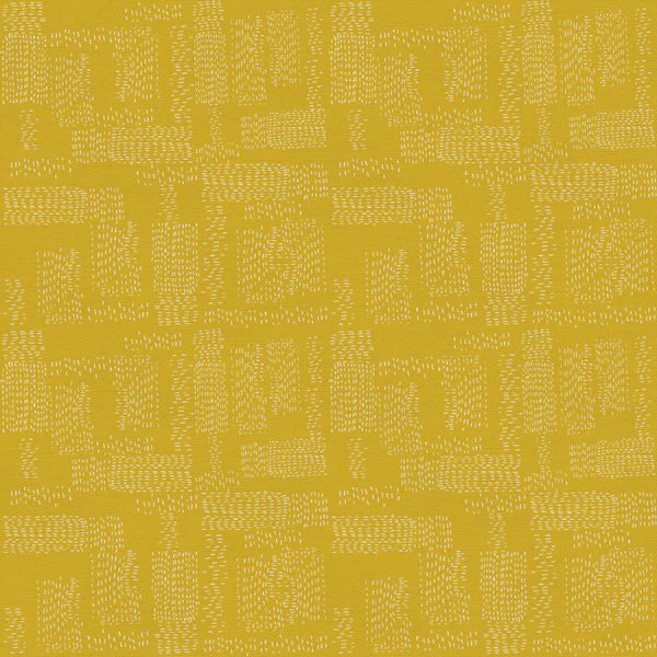 Roam:  Kantha Cloth Pattern - Chartreuse