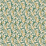 Vintage Garden: Lily in Cream Metallic