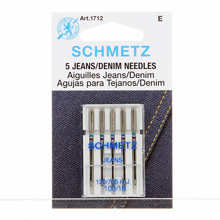Schmetz Jeans/Denim Needles 100/16