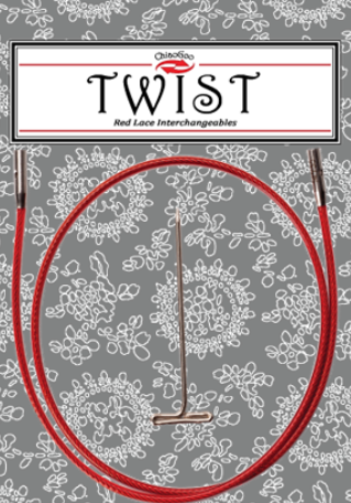 ChiaoGoo: Twist Red Cable Large